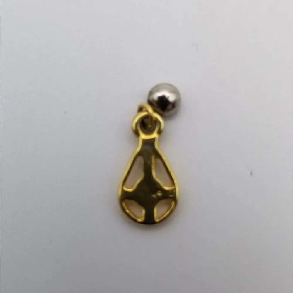 Gold filled pendulum healing pendant